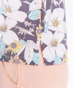 P.J. SALVAGE PASTEL DREAMS FLORAL LONG SLEEVE TOP NEW ARRIVALS