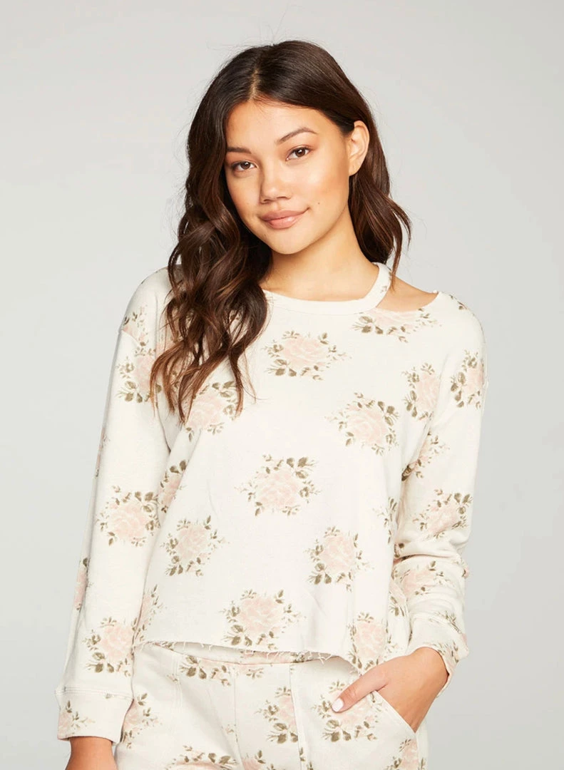 SWEATERS & KNITS CHASER VINTAGE WALLPAPER DECONSTRUCTED PULLOVER 3 SWEATERS & KNITS CHASER VINTAGE WALLPAPER DECONSTRUCTED PULLOVER