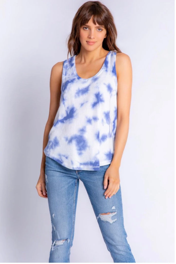 TOPS P.J. SALVAGE BLUE TIDE TANK 3 TOPS P.J. SALVAGE BLUE TIDE TANK