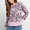 RAILS RAMONA PINK JAGUAR PULLOVER SWEATERS & KNITS
