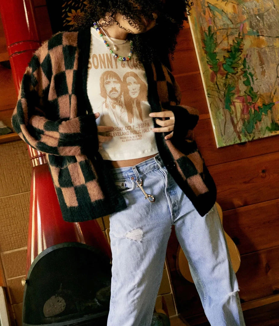 DAYDREAMER LA SONNY & CHER POSTER SHRUNKEN TEE NEW ARRIVALS 7 DAYDREAMER LA SONNY & CHER POSTER SHRUNKEN TEE NEW ARRIVALS