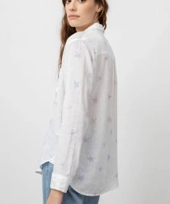 RAILS CHARLI TIE DYE STARS BLOUSE TOPS