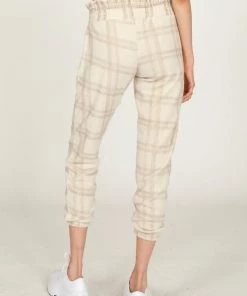 VINTAGE HAVANA WINTER PLAID PAPERBAG JOGGER