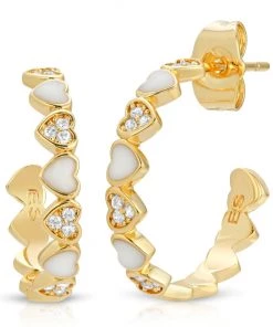 ELIZABETH STONE FIRST CRUSH HEART HOOPS NEW ARRIVALS