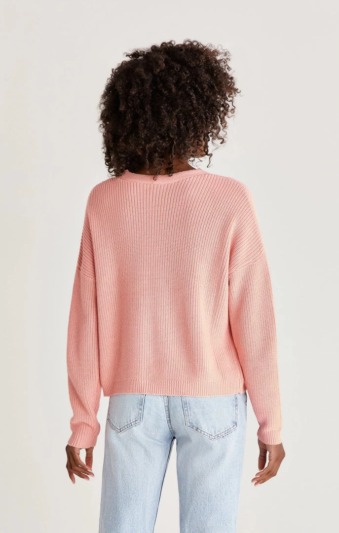 Z SUPPLY MORGAN CARDIGAN GUAVA 6 Z SUPPLY MORGAN CARDIGAN GUAVA