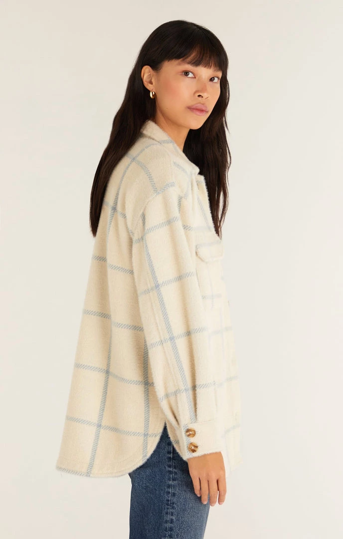 Z SUPPLY PLAID TUCKER JACKET 6 Z SUPPLY PLAID TUCKER JACKET