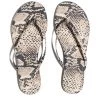 TKEES STUDIO EXOTIC SAND SNAKE SANDALS