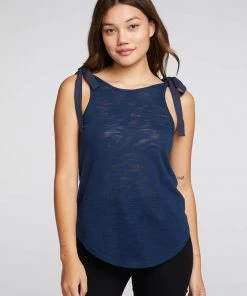 CHASER DOUBLE SCOOP TANK WITH TAPE BOWS