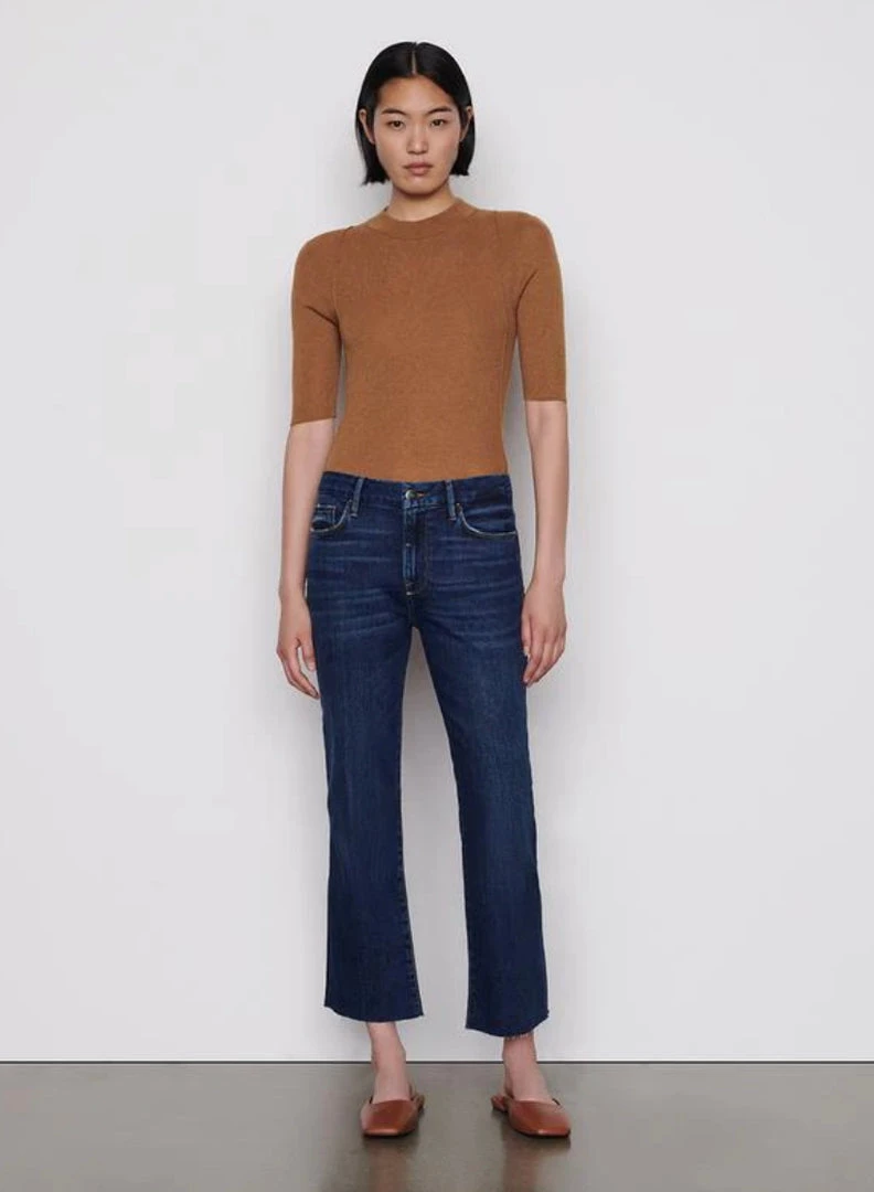 FRAME LE CROP MINI BOOT RAW AFTER ROSALIE 3 FRAME LE CROP MINI BOOT RAW AFTER ROSALIE