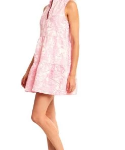 AMANDA UPRICHARD SLEEVELESS SAFFRON DRESS