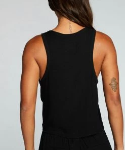 CHASER HEIRLOOM WOVENS SNAP FRONT RACERBACK HENLEY