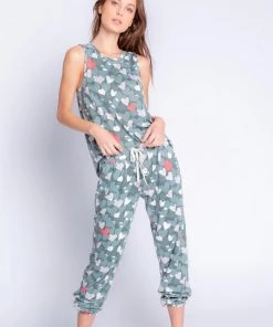 NEW ARRIVALS P.J. SALVAGE HEART CAMO JOGGER