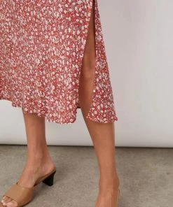 NEW ARRIVALS RAILS AUDRINA DRESS RED DITSY FLORAL 8 NEW ARRIVALS RAILS AUDRINA DRESS RED DITSY FLORAL