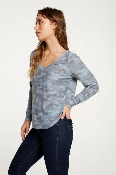 CHASER LONG SLEEVE V NECK PULLOVER 5 CHASER LONG SLEEVE V NECK PULLOVER