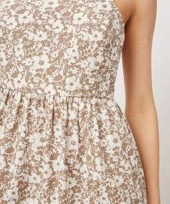 NEW ARRIVALS RAILS LENI-CAFE FLORAL DRESS