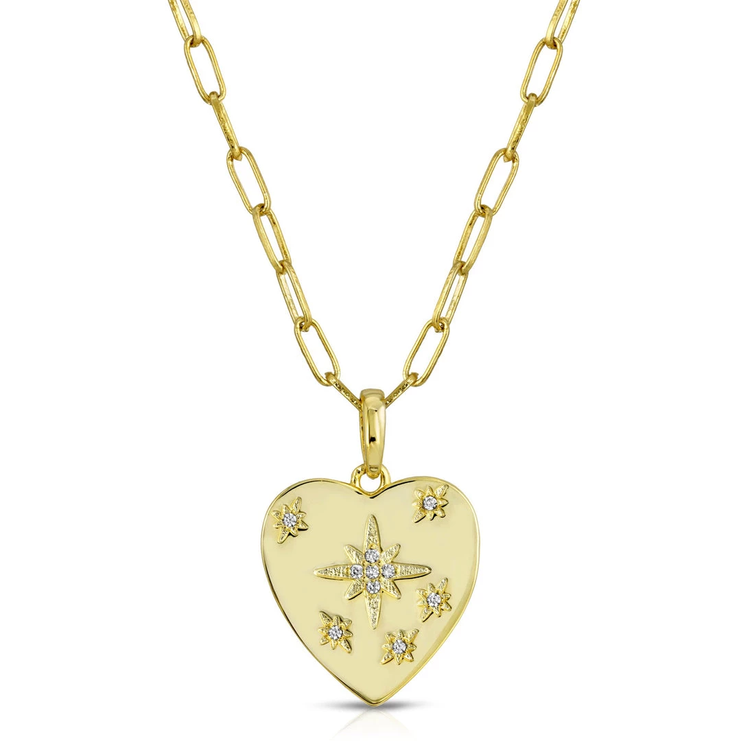 JOY DRAVECKY HEARTS COLLIDE CHARM NECKLACE JEWELRY 3 JOY DRAVECKY HEARTS COLLIDE CHARM NECKLACE JEWELRY