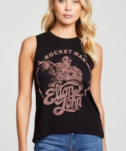 NEW ARRIVALS CHASER ELTON JOGN ROCKET MAN MUSCLE TANK
