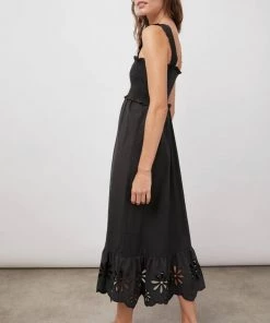 NEW ARRIVALS RAILS RUMI BLACK EYELET DRESS