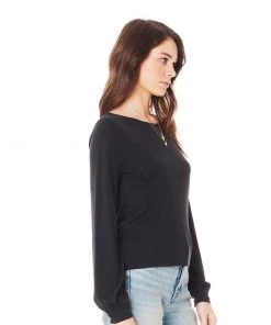 SALTWATER LUXE LONG SLEEVE CUFF TOP