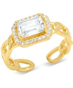 JEWELRY TAI EAST WEST EMERALD RING