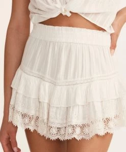 LOVESHACKFANCY TANISHA MINI SKIRT