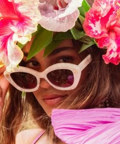 LOVESHACKFANCY HESSEL SUNGLASSES JEWELRY