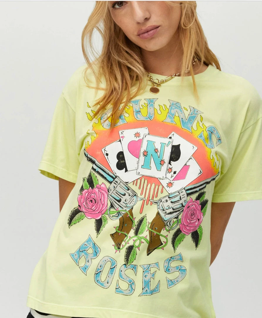 DAYDREAMER GUNS N ROSES CARDS BOYFRIEND TEE NEW ARRIVALS 4 DAYDREAMER GUNS N ROSES CARDS BOYFRIEND TEE NEW ARRIVALS
