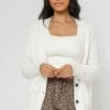OLIVACEOUS RELAXED CARDIGAN