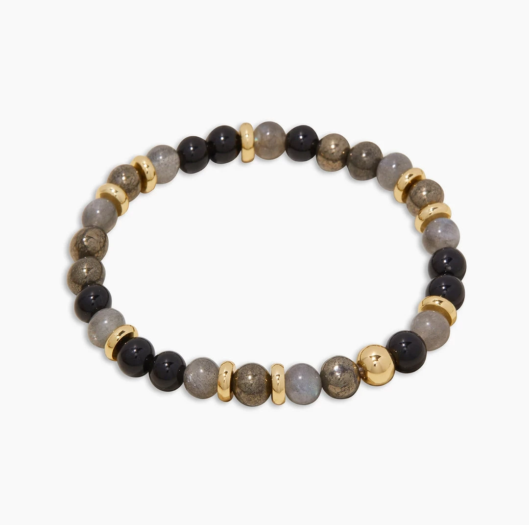 GORJANA POWER GEMSTONE MANTRA BRACELET FOR VIRTUE 6 GORJANA POWER GEMSTONE MANTRA BRACELET FOR VIRTUE