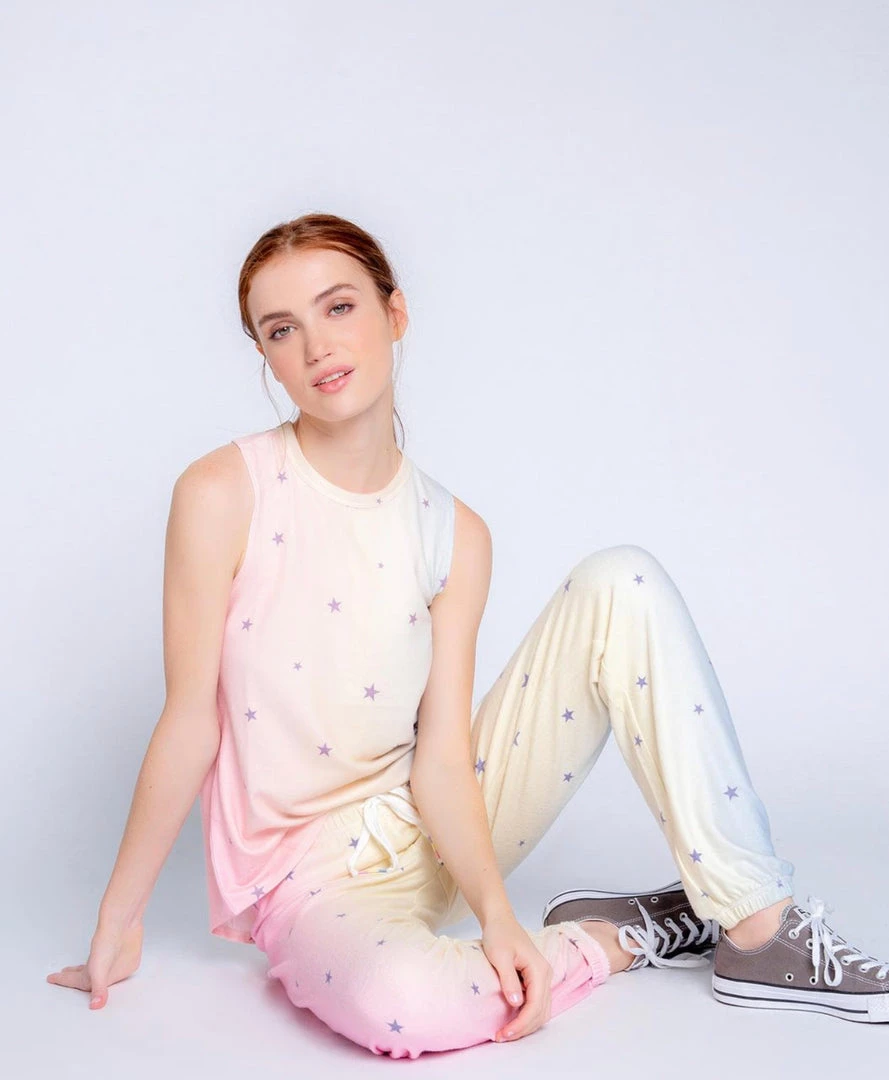 P.J. SALVAGE TIE DYE & STARS TANK 7 P.J. SALVAGE TIE DYE & STARS TANK