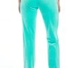NEW ARRIVALS JUICY COUTURE OG BLING VELOUR TRACK PANT BERMUDA SKY