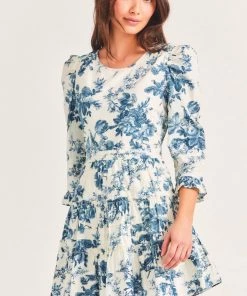 LOVE SHACK FANCY LOVESHACKFANCY LIENZO MINI DRESS