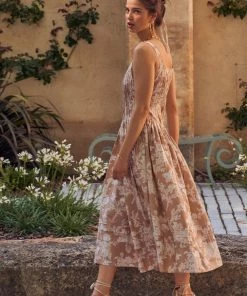 LOVESHACKFANCY MAJORY MIDI DRESS