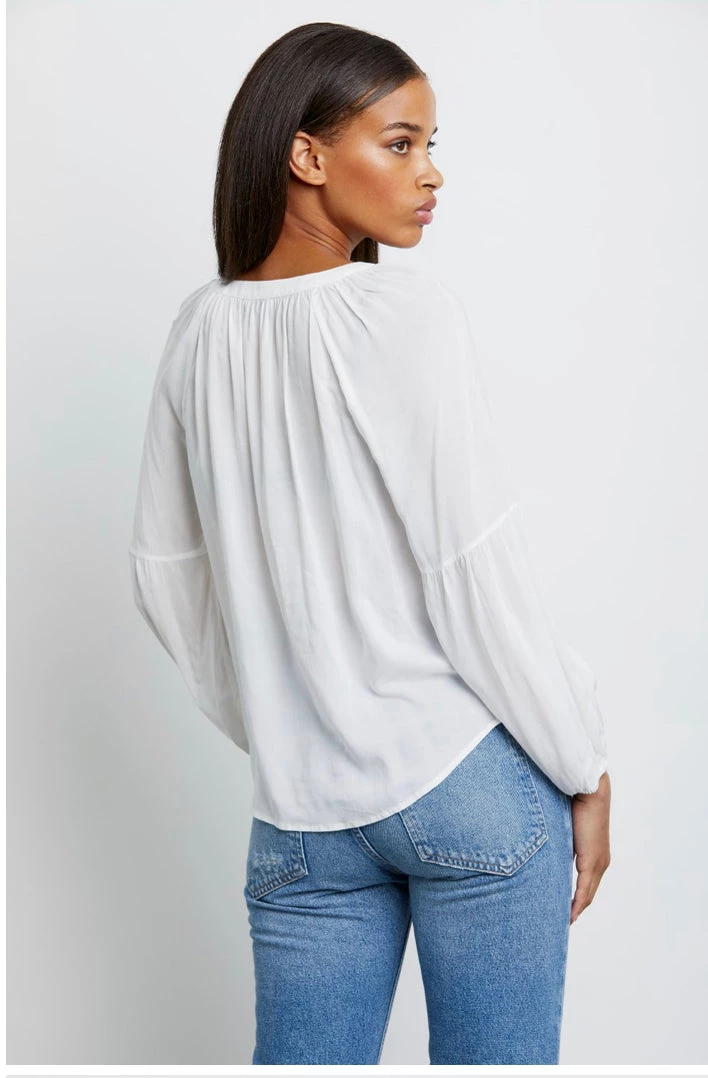 RAILS WHITE MIRABELLE BLOUSE 6 RAILS WHITE MIRABELLE BLOUSE