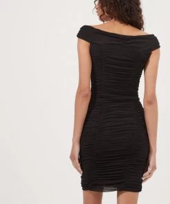 ASTR BRADBURY RUCHED BODYCON MINI DRESS