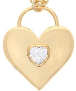 JEWELRY GIRLS CREW STOLE YOUR HEART LOCK NECKLACE