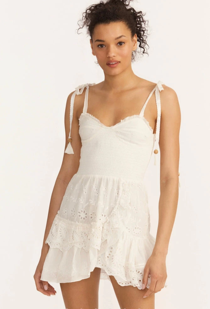 LOVESHACKFANCY OLANI MINI DRESS 3 LOVESHACKFANCY OLANI MINI DRESS