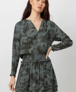 RAILS JASMINE SLATE TIE DYE DRESS