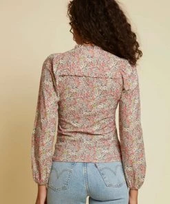 NATION CLAUDINE LONG SLEEVE TOP
