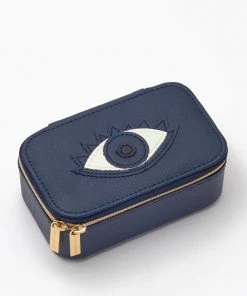 ESTELLA BARTLETT LUCKY EYE APPLIQUÉ MINI JEWELRY BOX