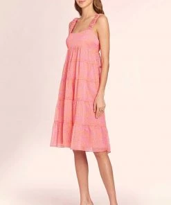 NEW ARRIVALS AMANDA UPRICHARD NICOLIA MIDI DRESS