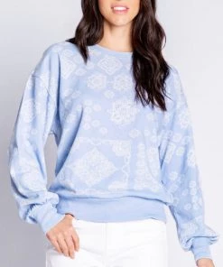 P.J. SALVAGE L/S BANDANA TOP TOPS 6 P.J. SALVAGE L/S BANDANA TOP TOPS