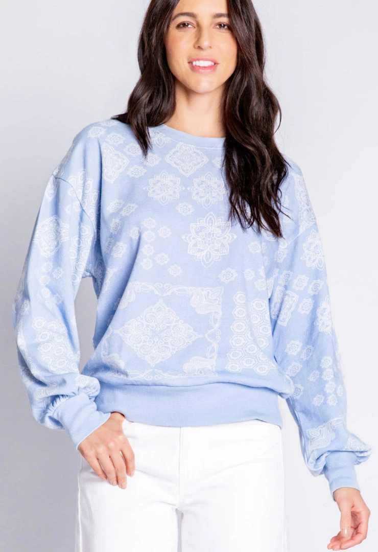 P.J. SALVAGE L/S BANDANA TOP TOPS 4 P.J. SALVAGE L/S BANDANA TOP TOPS