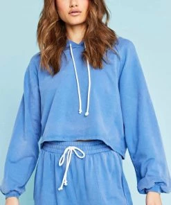 PROJECT SOCIAL T SANA WASHED HOODIE SWEATERS & KNITS