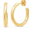 TAI GOLD CHUBBY MEDIUM HOOPS
