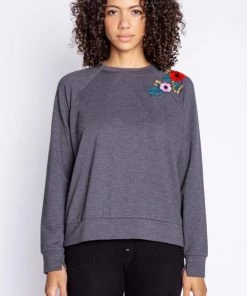 NEW ARRIVALS P.J. SALVAGE GRATEFUL HEART LONG SLEEVE TOP 10 NEW ARRIVALS P.J. SALVAGE GRATEFUL HEART LONG SLEEVE TOP