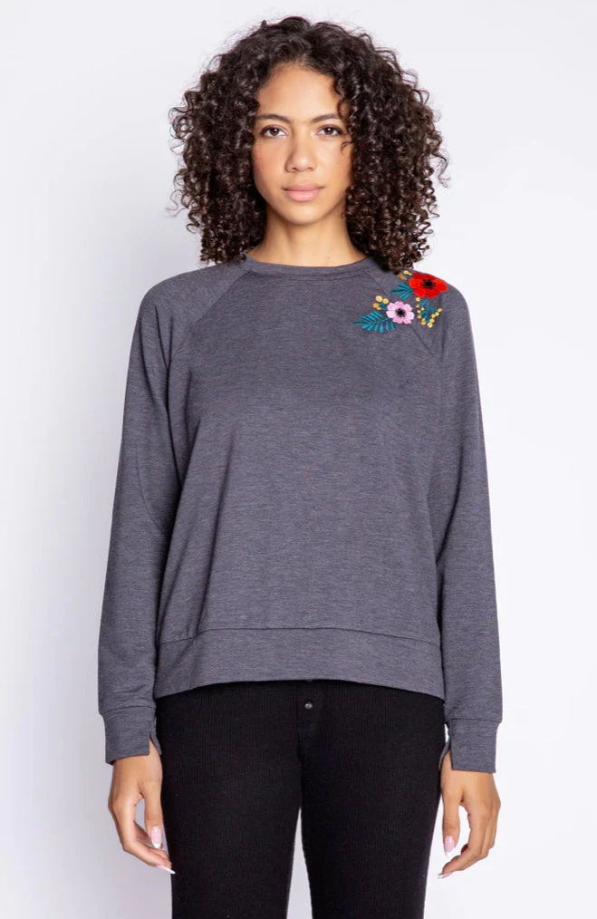 NEW ARRIVALS P.J. SALVAGE GRATEFUL HEART LONG SLEEVE TOP 6 NEW ARRIVALS P.J. SALVAGE GRATEFUL HEART LONG SLEEVE TOP