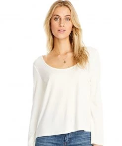 NEW ARRIVALS SALTWATER LUXE SCOOP NECK LONG SLEEVE TEE