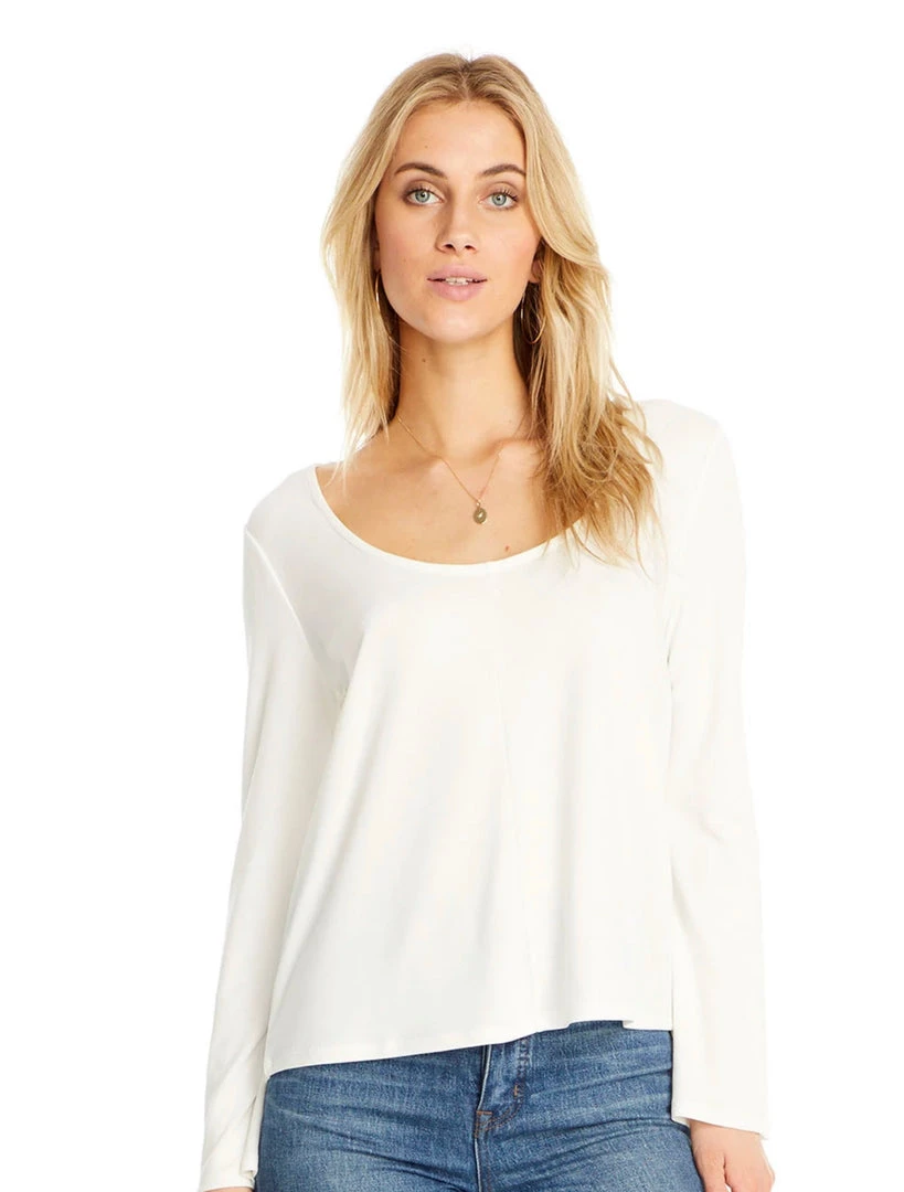 NEW ARRIVALS SALTWATER LUXE SCOOP NECK LONG SLEEVE TEE 3 NEW ARRIVALS SALTWATER LUXE SCOOP NECK LONG SLEEVE TEE