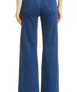 NEW ARRIVALS FRAME SAILOR SNAP WIDE LEG PANT